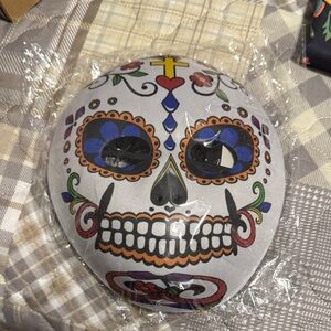 Party City Colorful Day of the Dead Mask